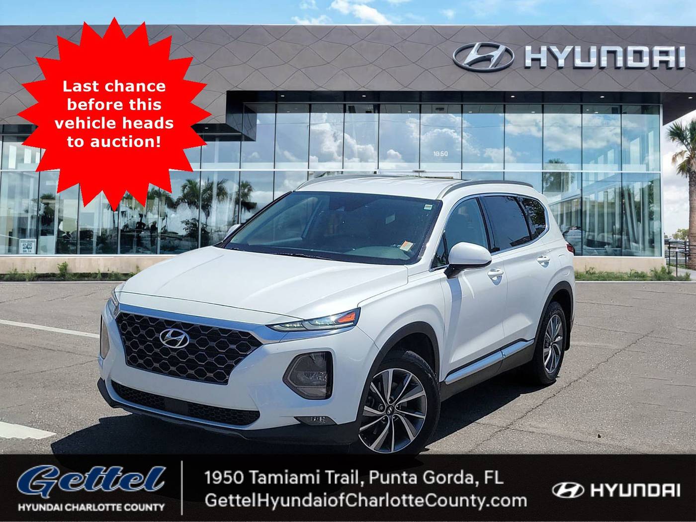 2020 Hyundai Santa Fe SEL — SUV — 52,853 mi — Punta Gorda, FL