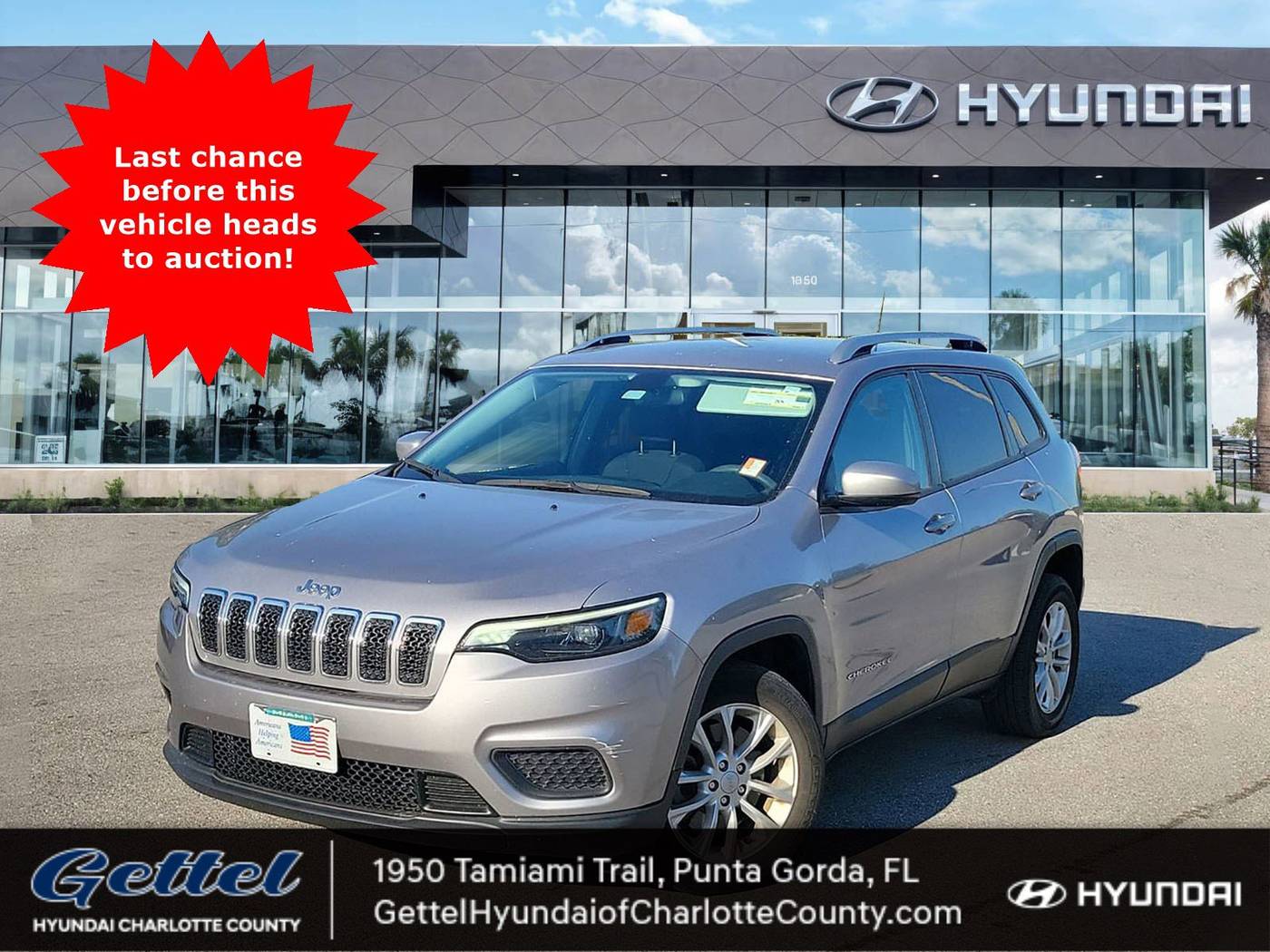 2020 Jeep Cherokee Latitude — SUV — 22,918 mi — Punta Gorda, FL
