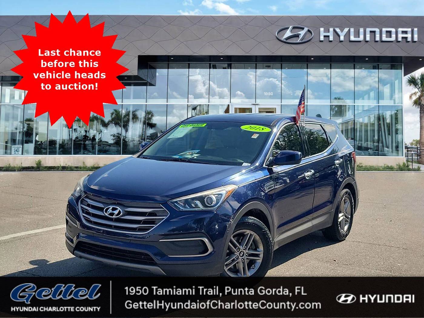 2018 Hyundai Santa Fe Sport Base — SUV — 90,507 mi — Punta Gorda, FL