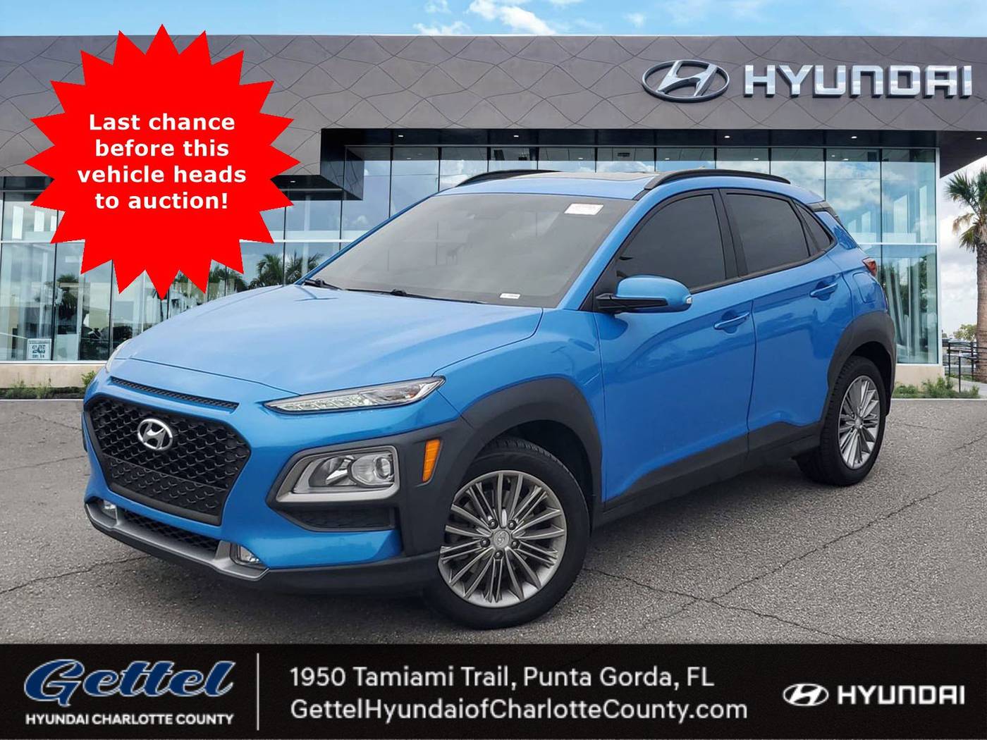 2020 Hyundai Kona SEL Plus — SUV — 60,011 mi — Punta Gorda, FL
