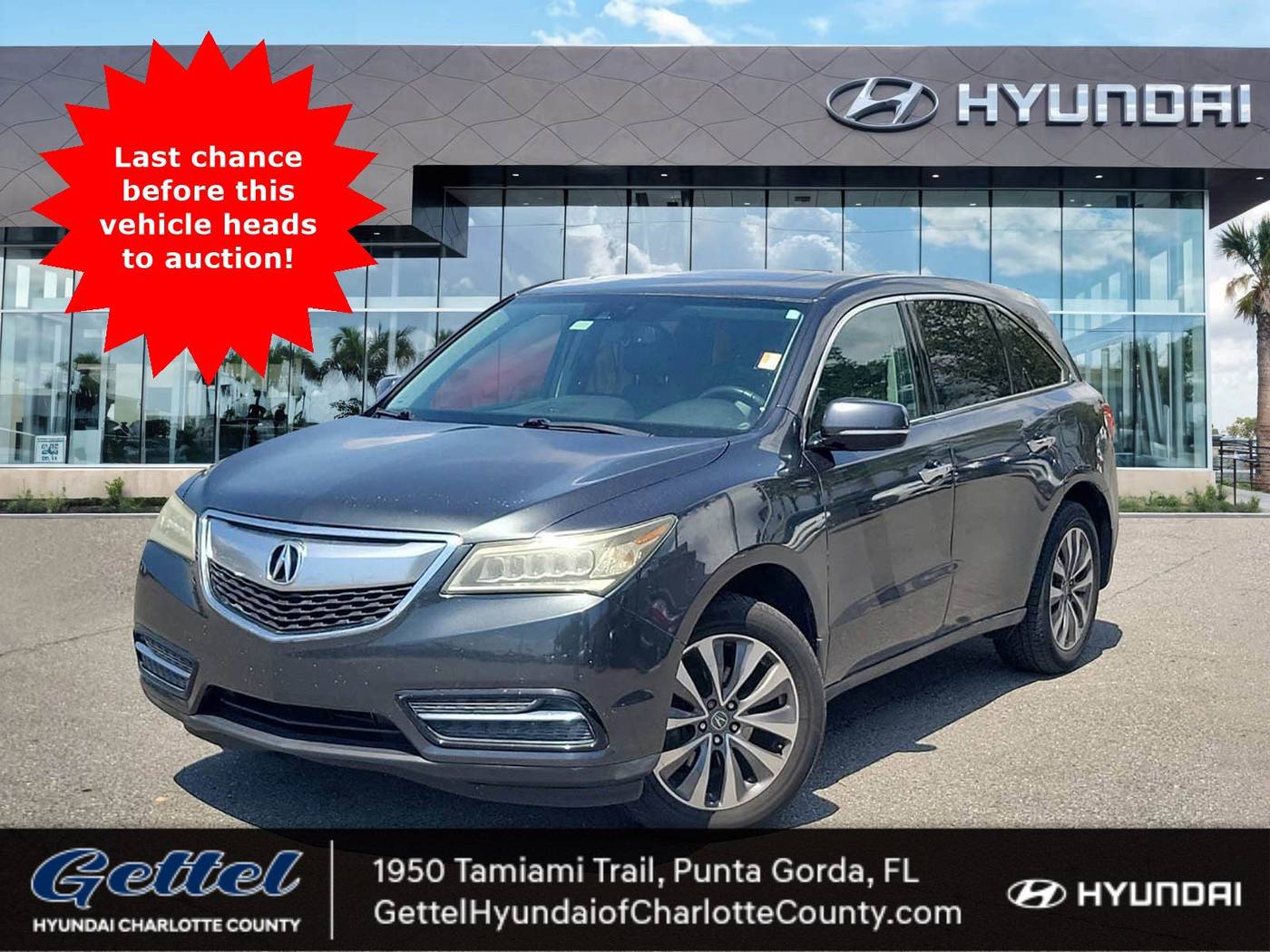2014 Acura MDX Technology Package — SUV — 130,328 mi — Punta Gorda, FL