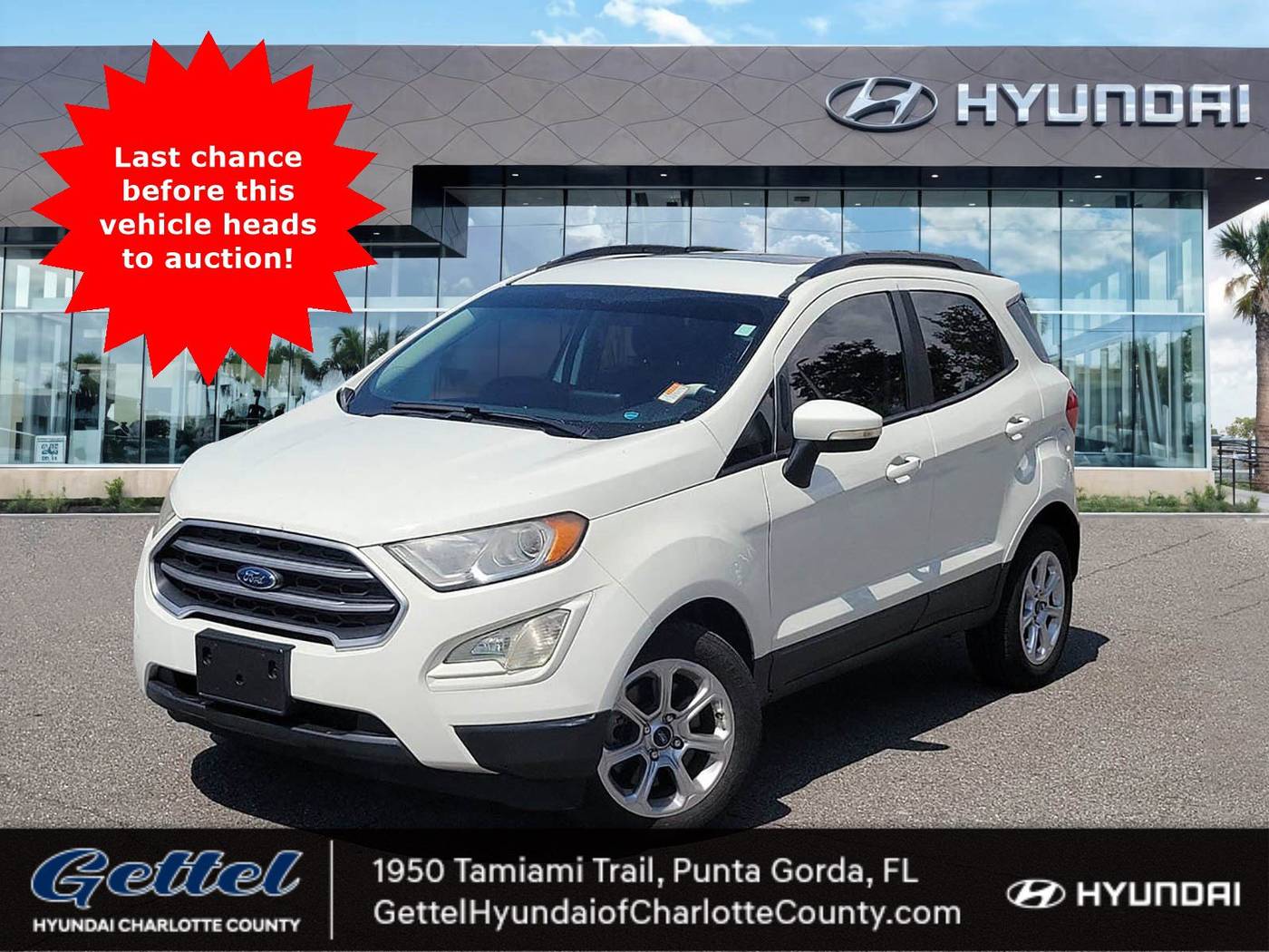 2019 Ford EcoSport SE — SUV — 41,180 mi — Punta Gorda, FL