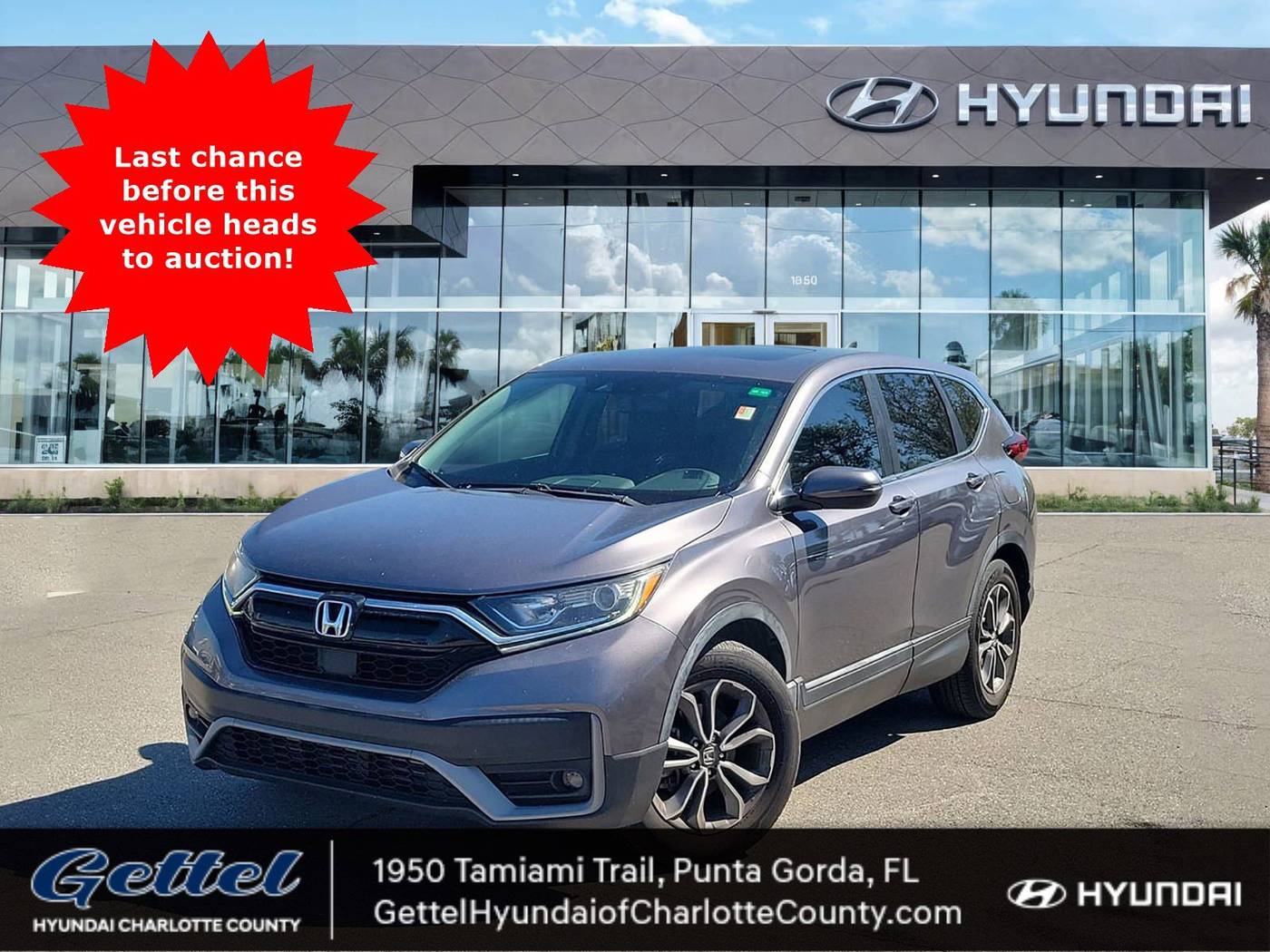 2021 Honda CR-V EX-L — SUV — 47,522 mi — Punta Gorda, FL