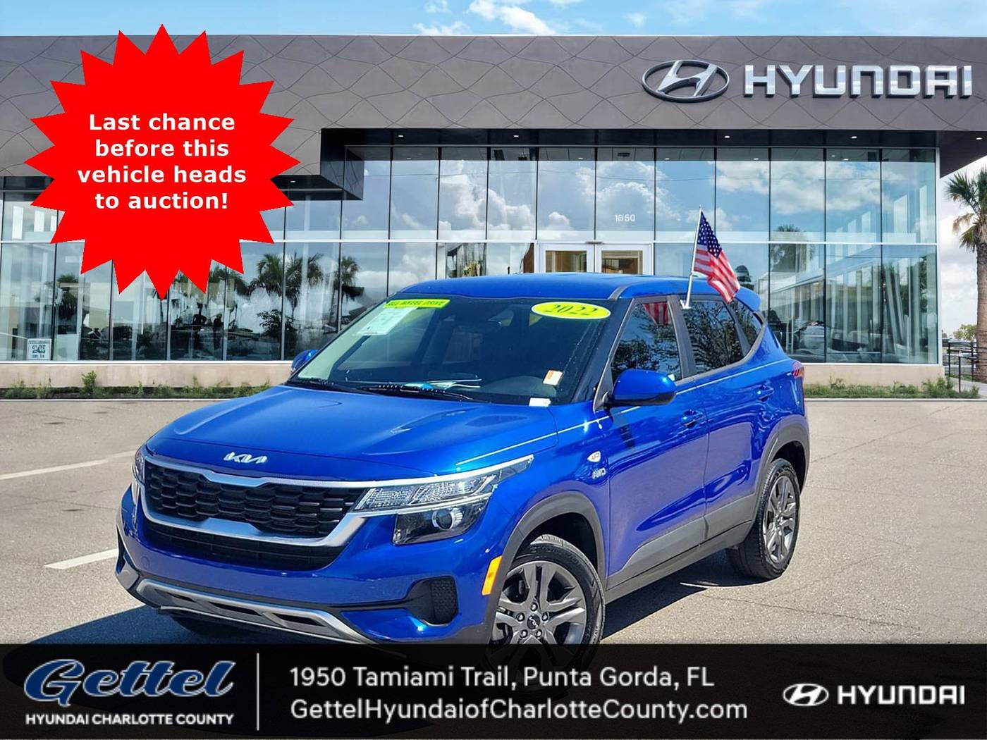 2022 Kia Seltos LX — SUV — 38,527 mi — Punta Gorda, FL
