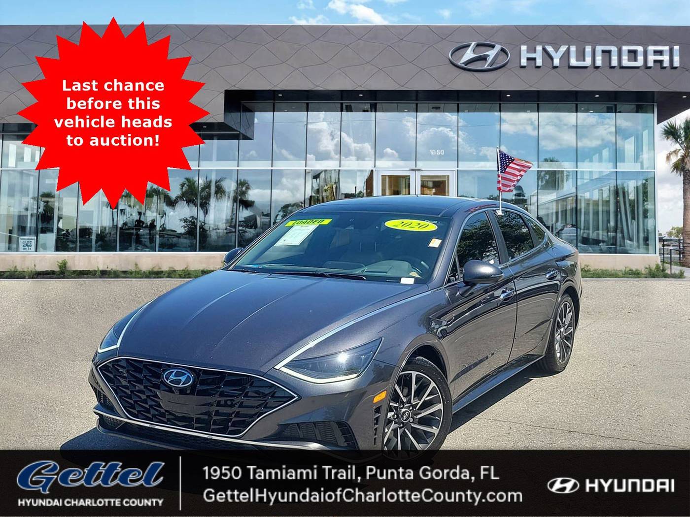 2020 Hyundai Sonata Limited — Sedan — 59,140 mi — Punta Gorda, FL
