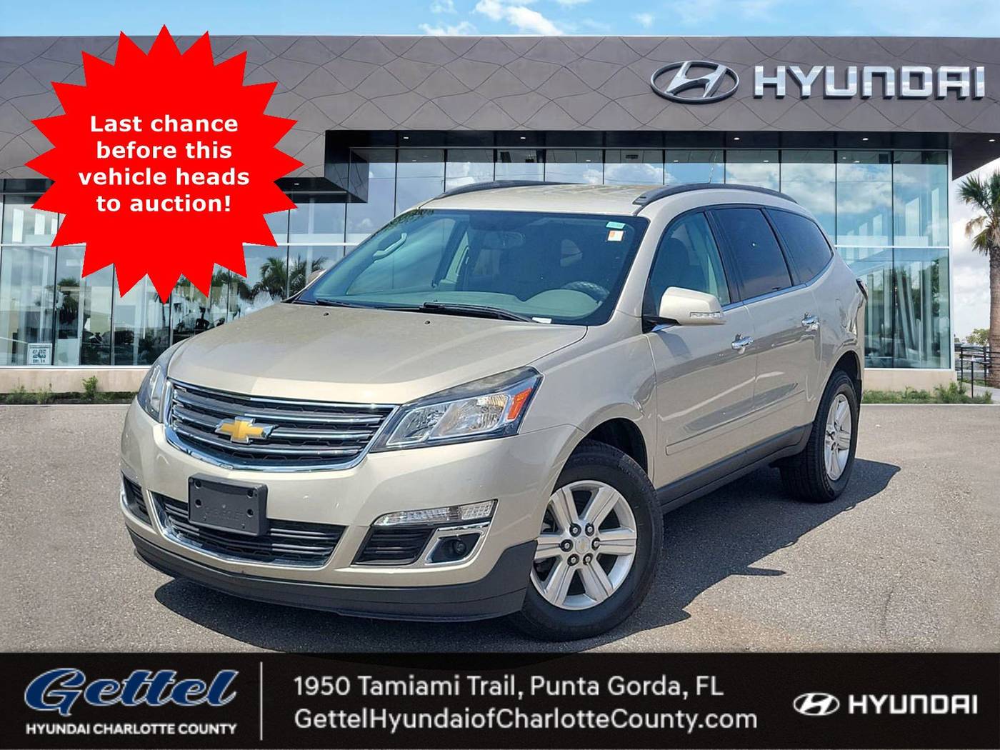 2014 Chevrolet Traverse LT — SUV — 111,960 mi — Punta Gorda, FL