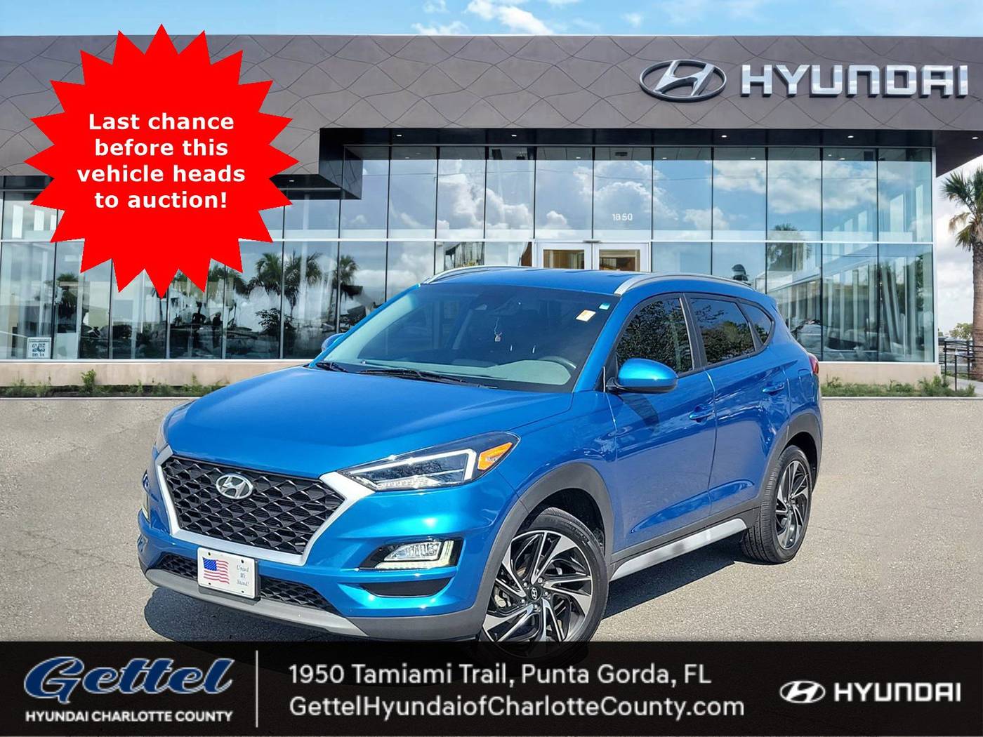2021 Hyundai Tucson Sport — SUV — 28,756 mi — Punta Gorda, FL