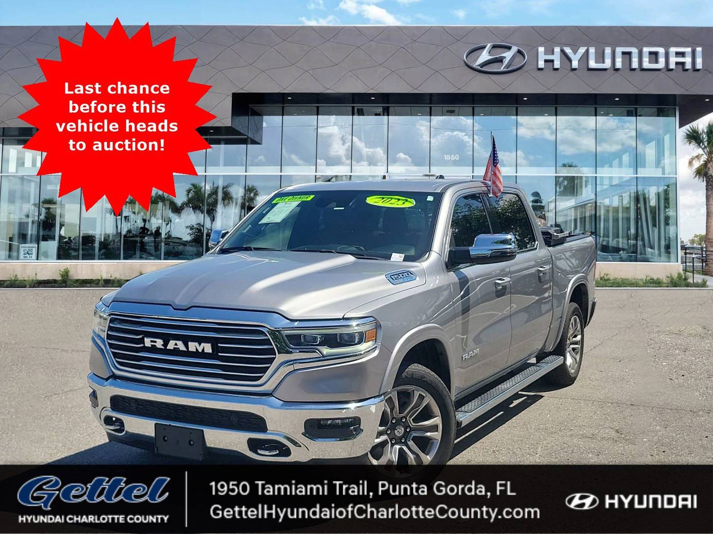 2023 Ram 1500 Longhorn — Pickup Truck — 14,700 mi — Punta Gorda, FL