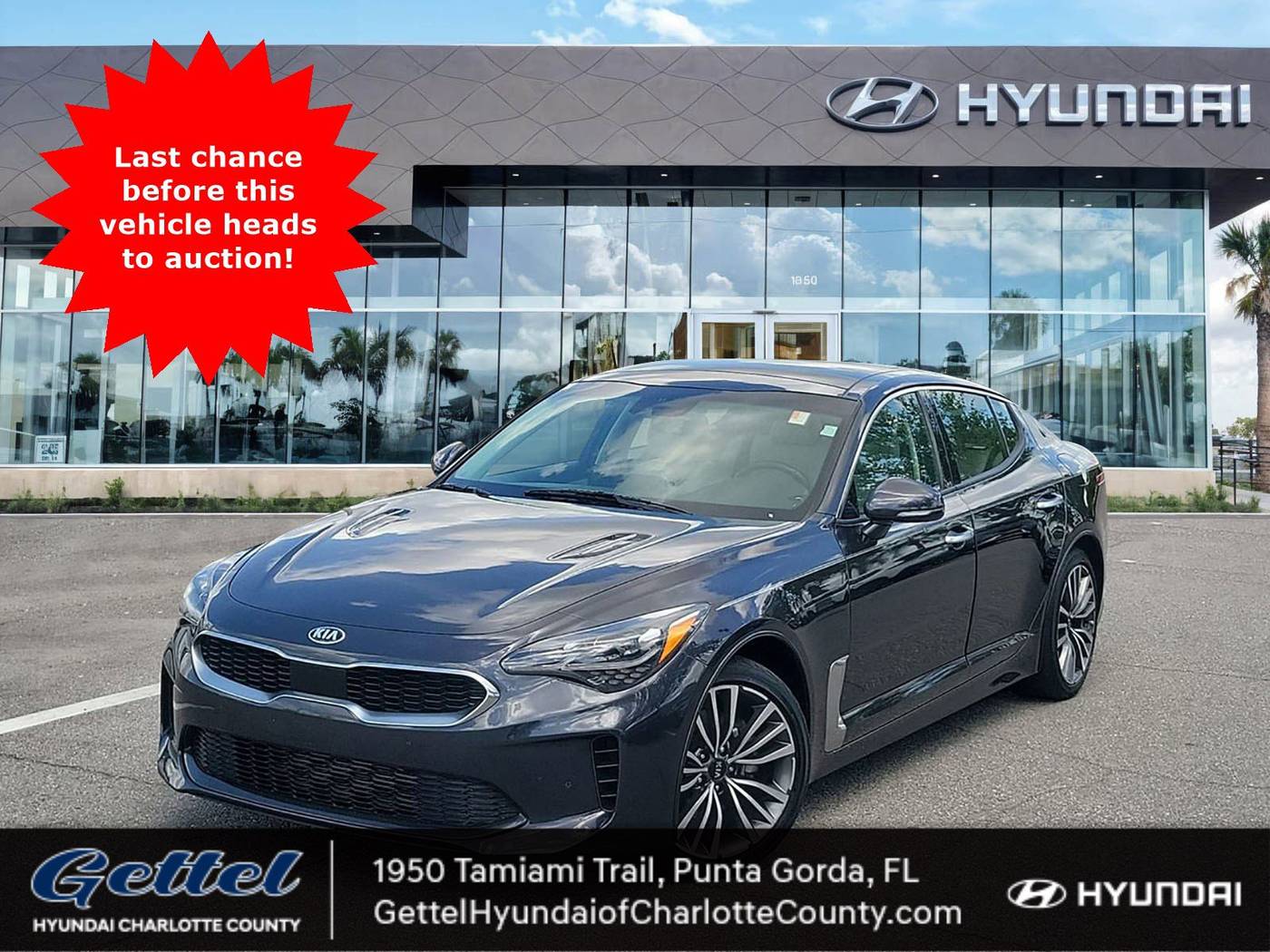 2019 Kia Stinger Premium — Hatchback — 33,701 mi — Punta Gorda, FL