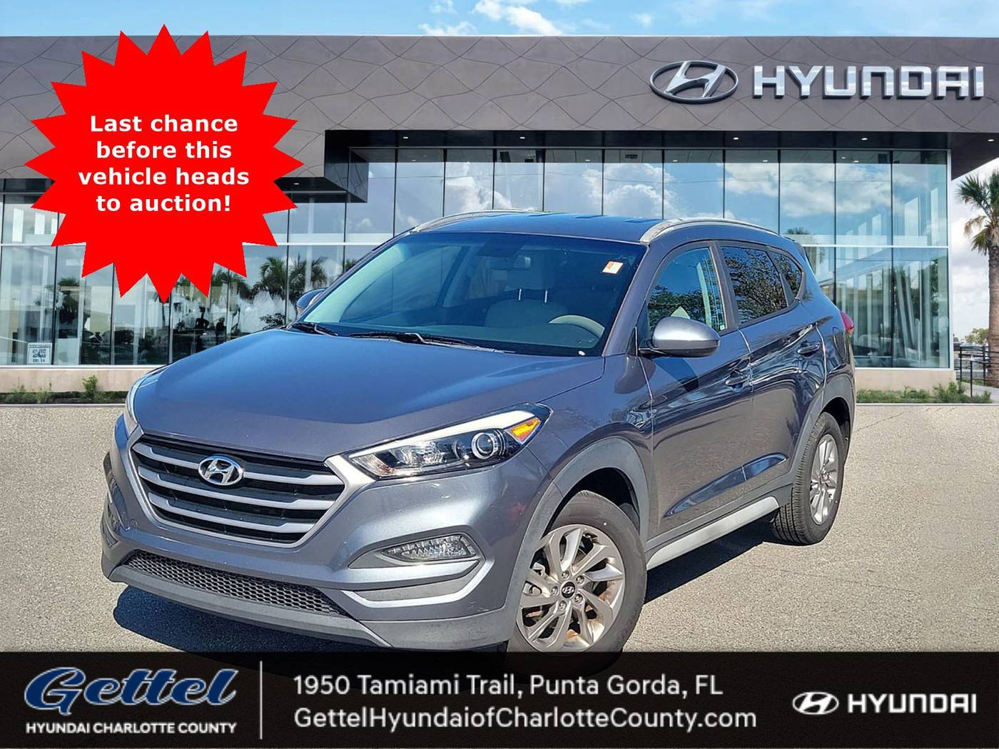 2018 Hyundai Tucson SEL — SUV — 65,978 mi — Punta Gorda, FL