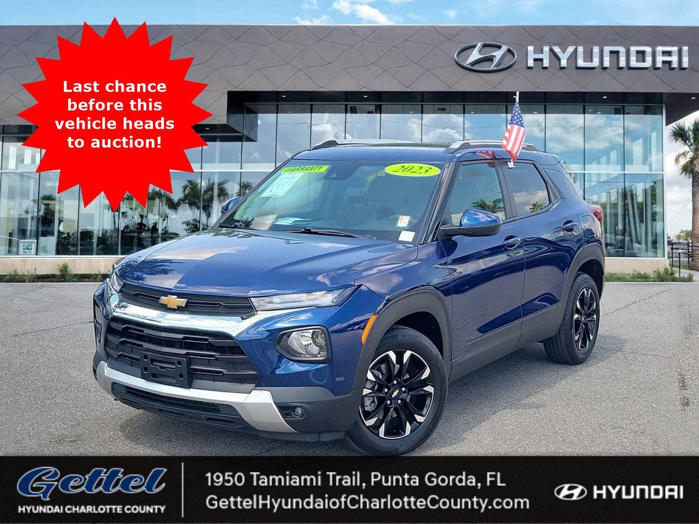 2023 Chevrolet Trailblazer LT — SUV — 25,575 mi — Punta Gorda, FL