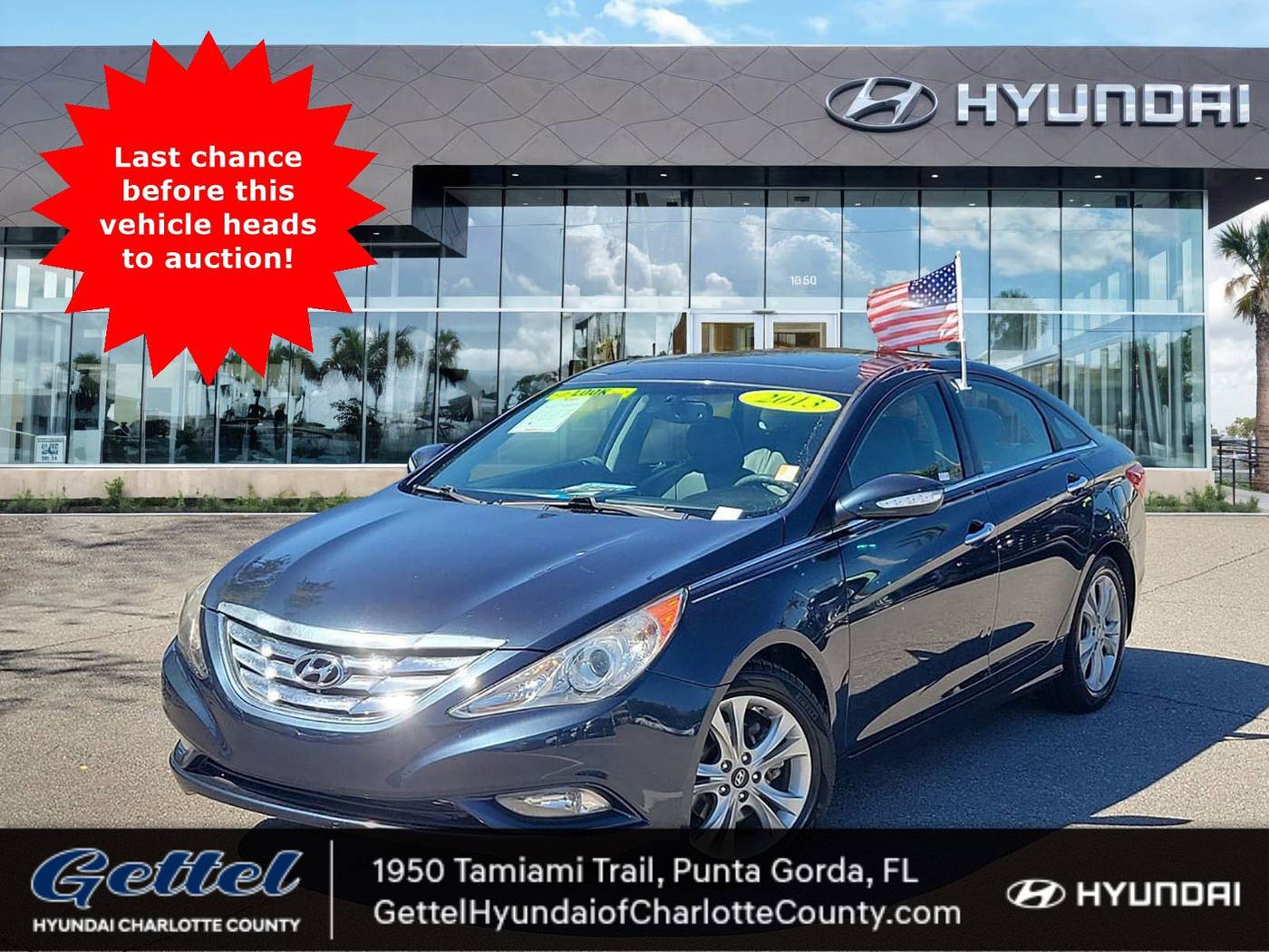 2013 Hyundai Sonata Limited — Sedan — 85,257 mi — Punta Gorda, FL