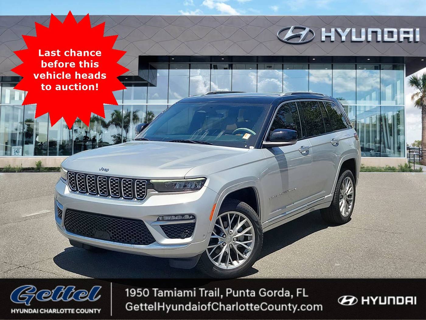2022 Jeep Grand Cherokee Summit — SUV — 22,424 mi — Punta Gorda, FL