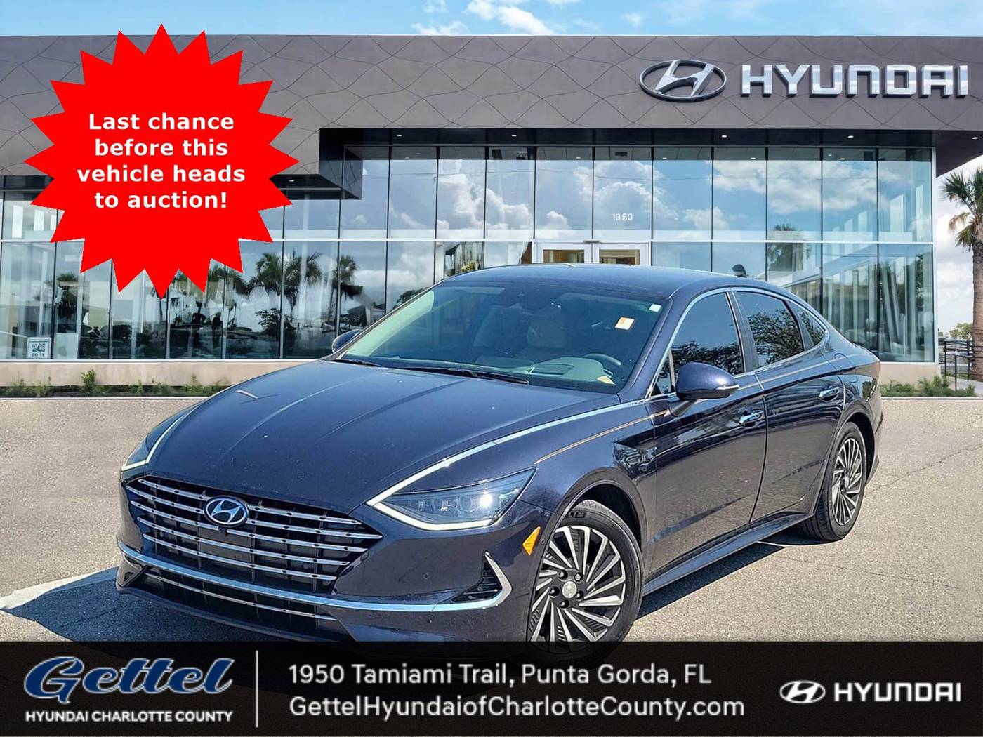 2022 Hyundai Sonata Hybrid Limited — Sedan — 38,498 mi — Punta Gorda, FL