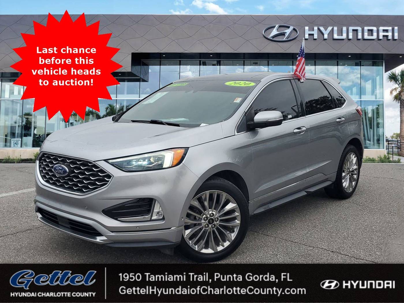 2020 Ford Edge Titanium — SUV — 47,511 mi — Punta Gorda, FL