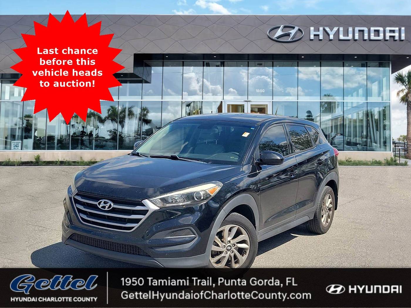 2017 Hyundai Tucson SE — SUV — 77,693 mi — Punta Gorda, FL