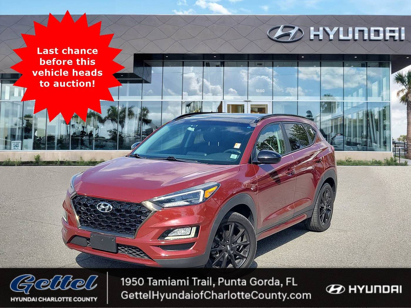 2019 Hyundai Tucson Night — SUV — 71,804 mi — Punta Gorda, FL