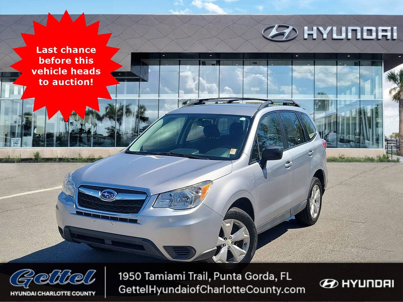 2016 Subaru Forester 2.5i — SUV — 74,050 mi — Punta Gorda, FL