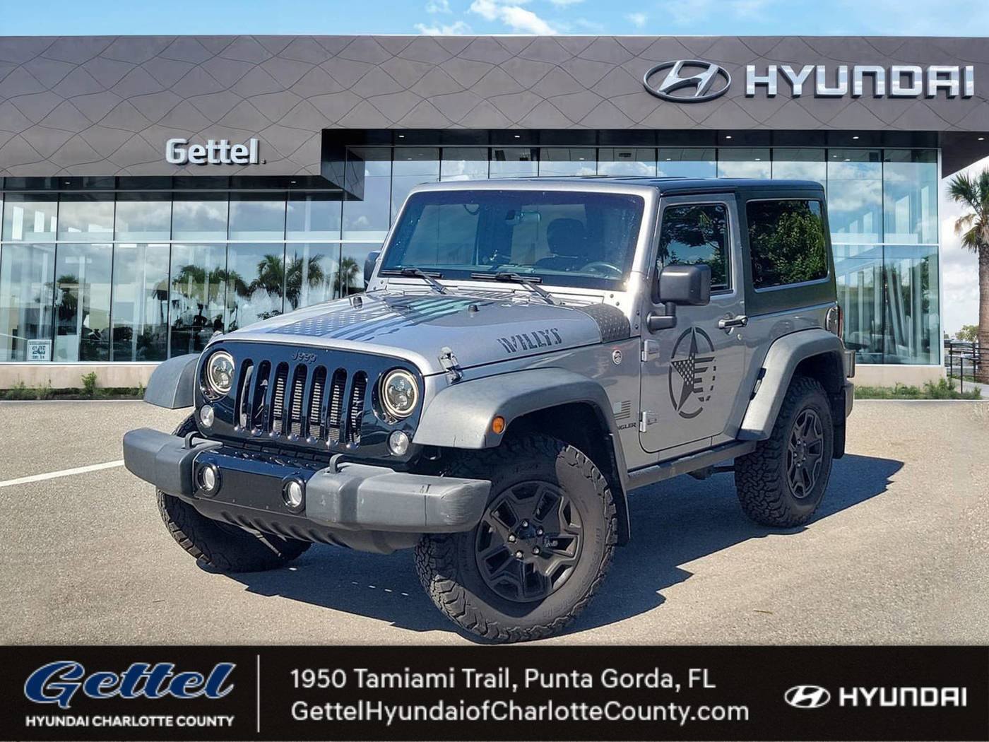 2016 Jeep Wrangler Willys Wheeler — SUV — 101,548 mi — Punta Gorda, FL