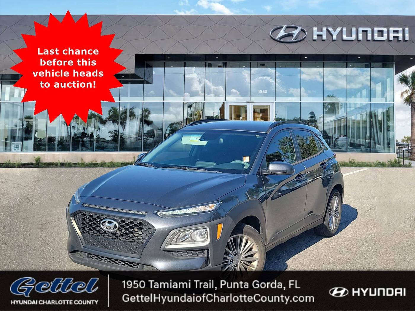 2021 Hyundai Kona SEL — SUV — 50,050 mi — Punta Gorda, FL