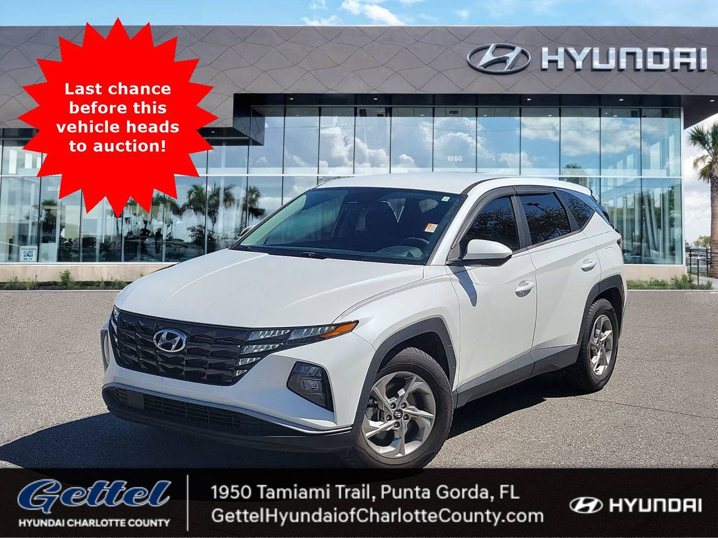 2022 Hyundai Tucson SE — SUV — 34,445 mi — Punta Gorda, FL