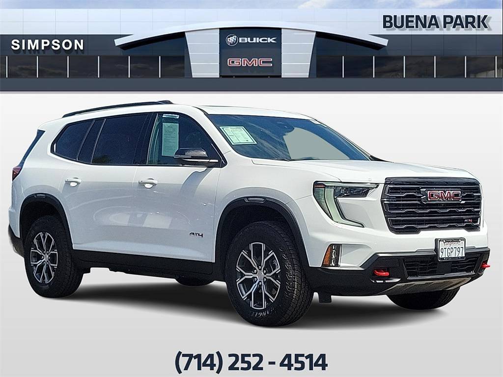 2025 GMC Acadia AT4 — SUV — 3,284 mi — Buena Park, CA