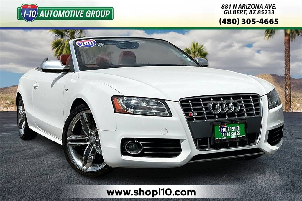 2011 Audi S5 Premium Plus — Convertible — 62,996 mi — Gilbert, AZ