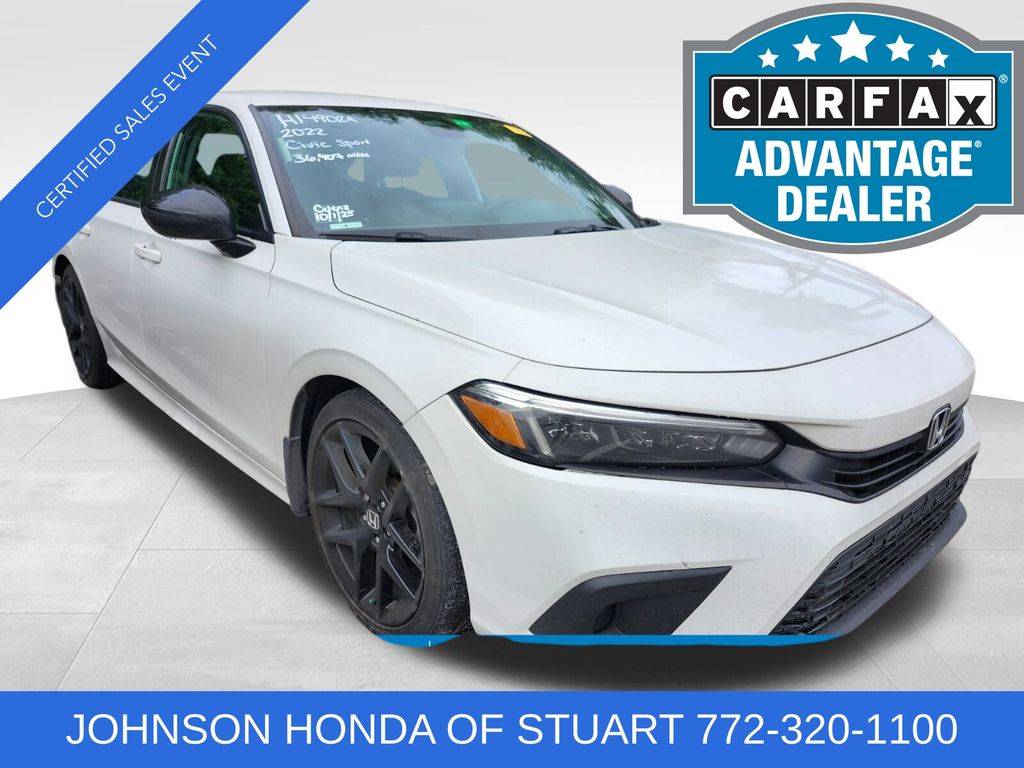 2022 Honda Civic Sport — Sedan — 36,257 mi — Stuart, FL
