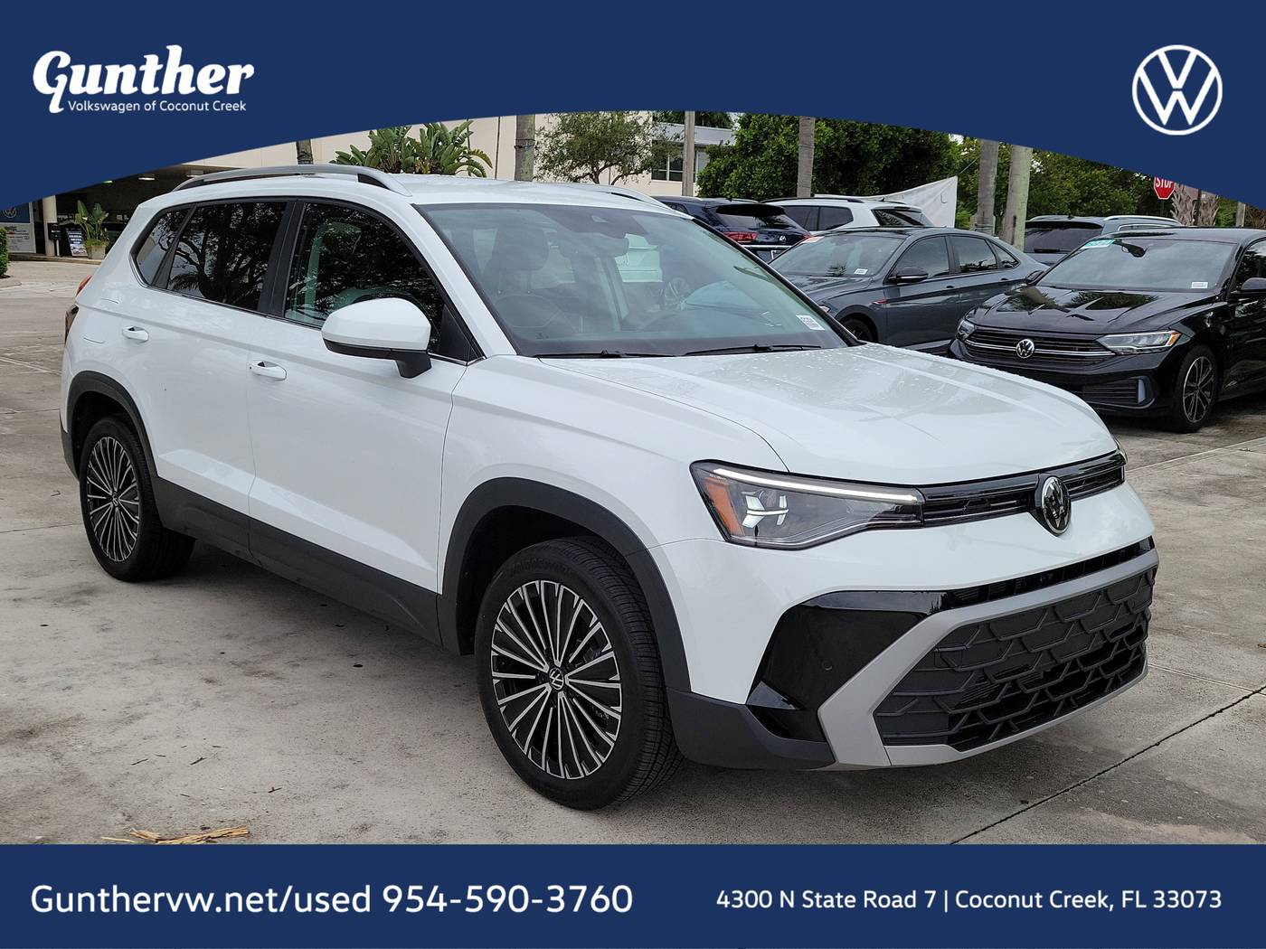 2025 Volkswagen Taos SE — SUV — 3,908 mi — Coconut Creek, FL