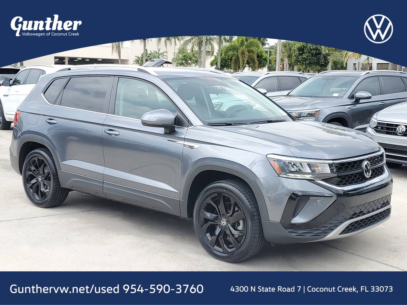 2022 Volkswagen Taos SE — SUV — 25,464 mi — Coconut Creek, FL