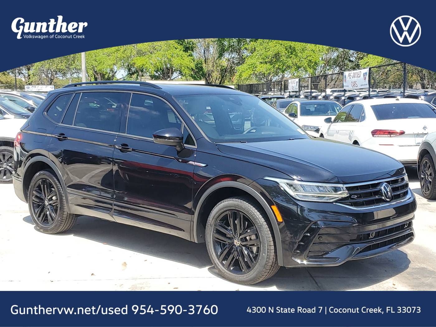 2022 Volkswagen Tiguan SE R-Line Black — SUV — 40,832 mi — Coconut Creek, FL