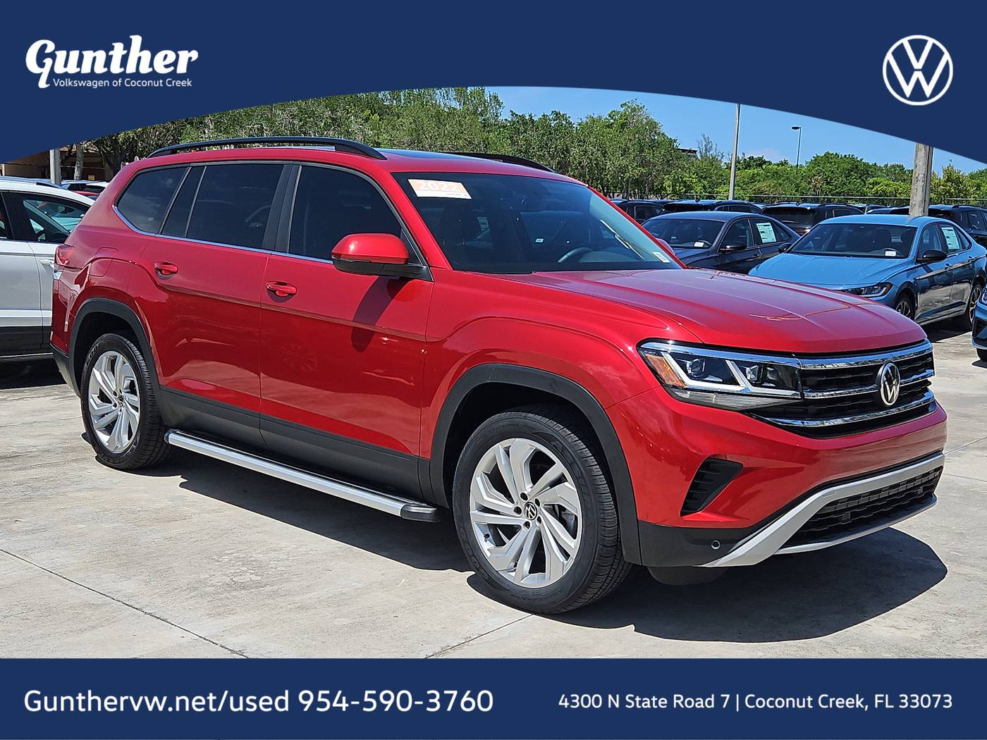 2022 Volkswagen Atlas SE with Technology — SUV — 40,927 mi — Coconut Creek, FL