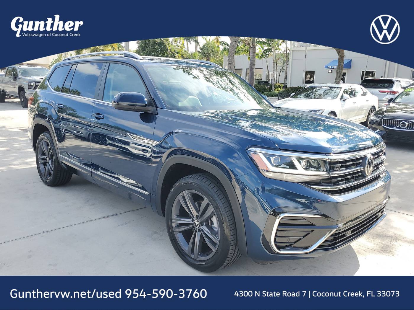 2022 Volkswagen Atlas SEL R-Line — SUV — 31,176 mi — Coconut Creek, FL