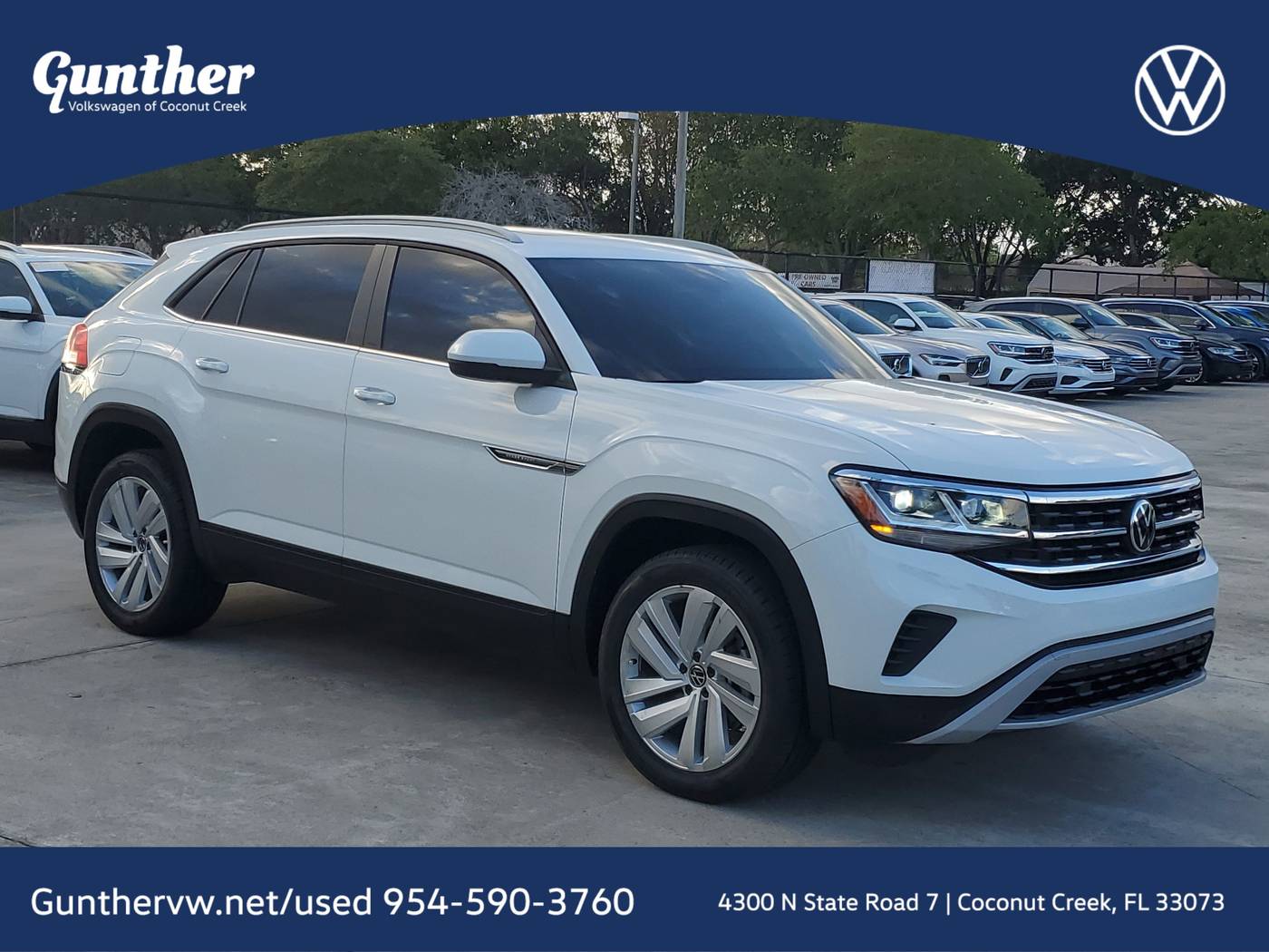 2021 Volkswagen Atlas Cross Sport SE with Technology — SUV — 36,587 mi — Coconut Creek, FL