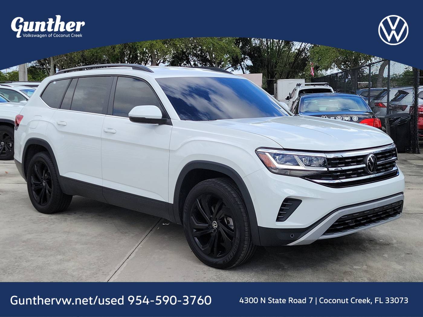 2023 Volkswagen Atlas SE with Technology — SUV — 16,511 mi — Coconut Creek, FL