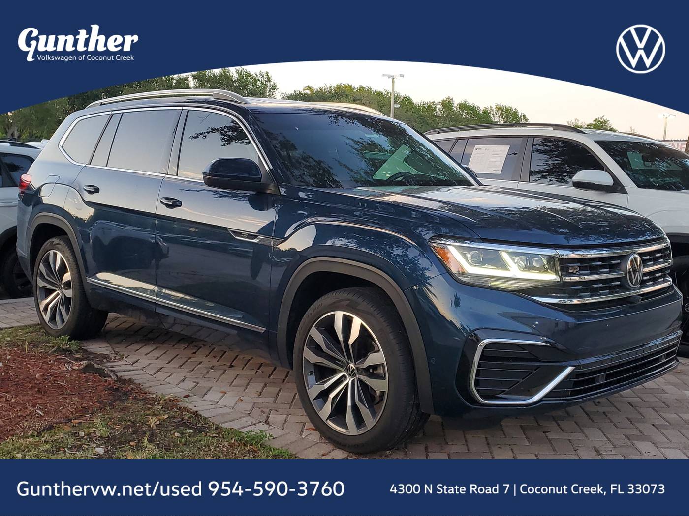 2023 Volkswagen Atlas SEL Premium R-Line — SUV — 21,728 mi — Coconut Creek, FL