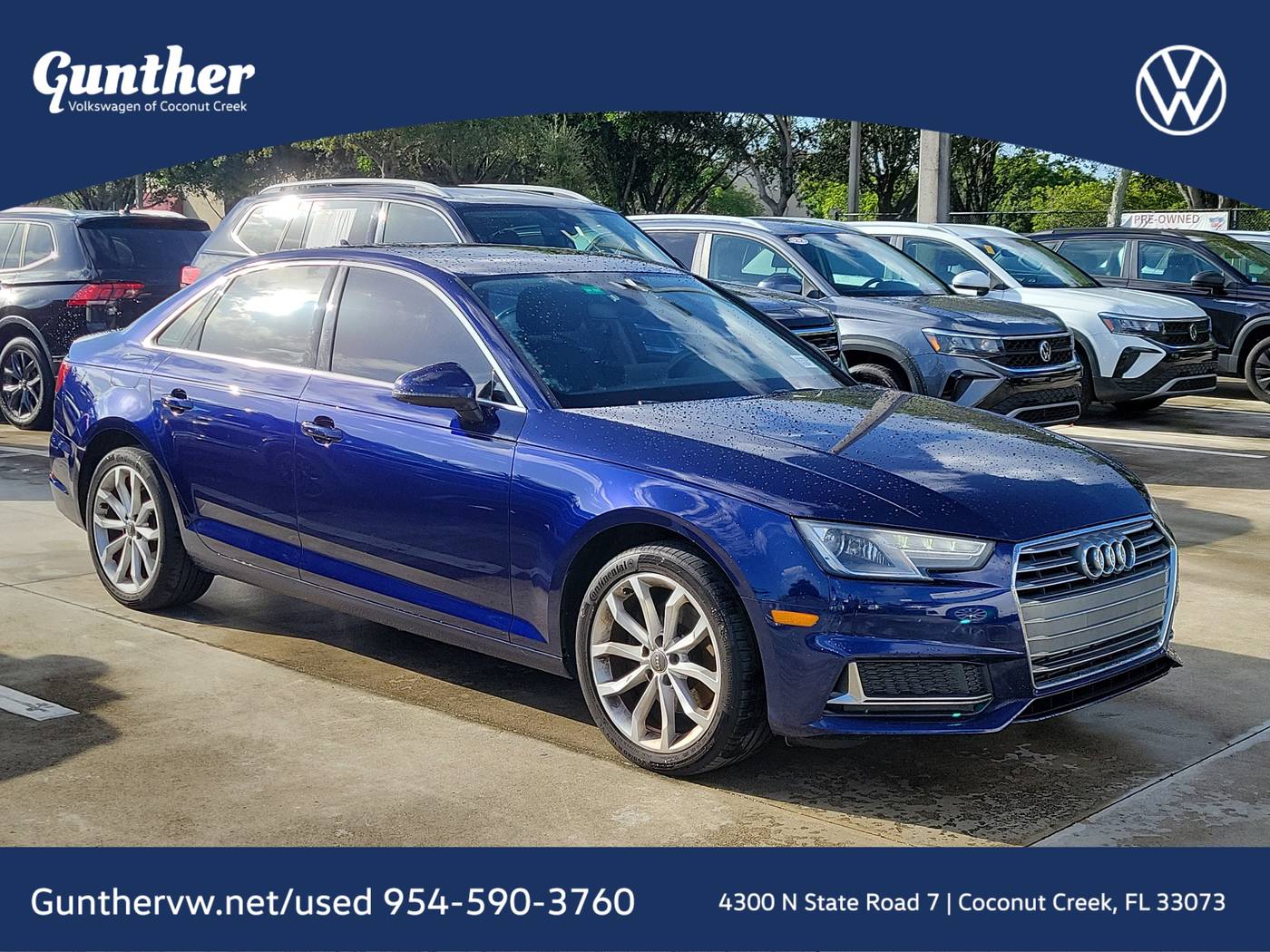 2019 Audi A4 Premium — Sedan — 67,753 mi — Coconut Creek, FL