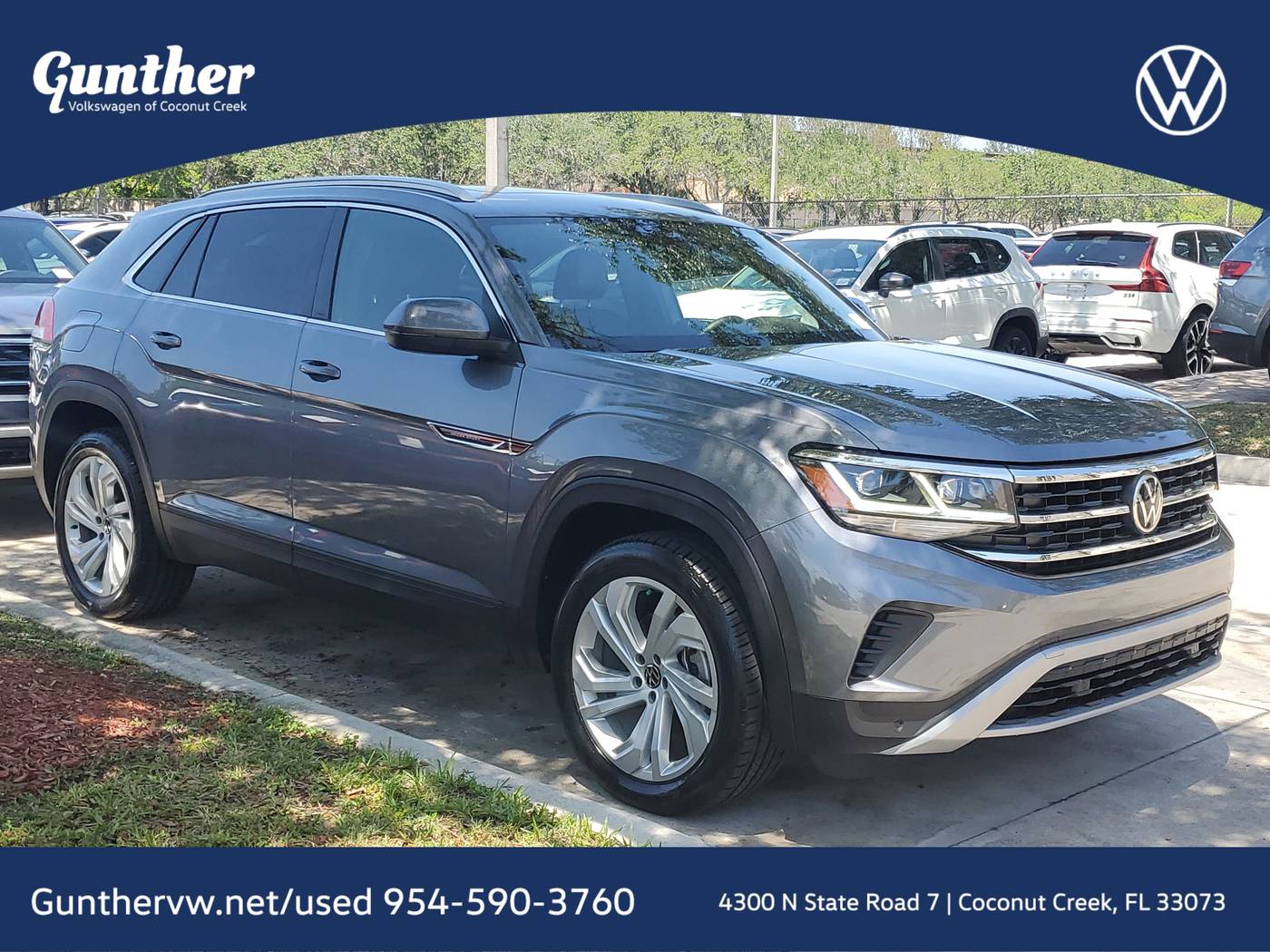 2021 Volkswagen Atlas Cross Sport SEL — SUV — 18,079 mi — Coconut Creek, FL