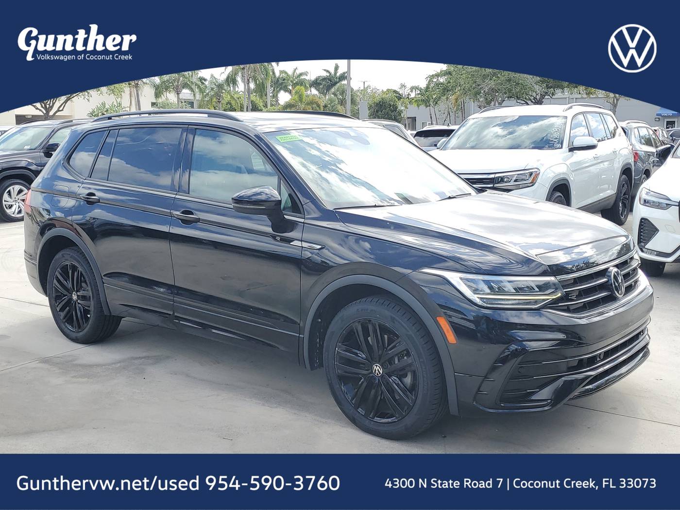 2022 Volkswagen Tiguan SE R-Line Black — SUV — 38,970 mi — Coconut Creek, FL