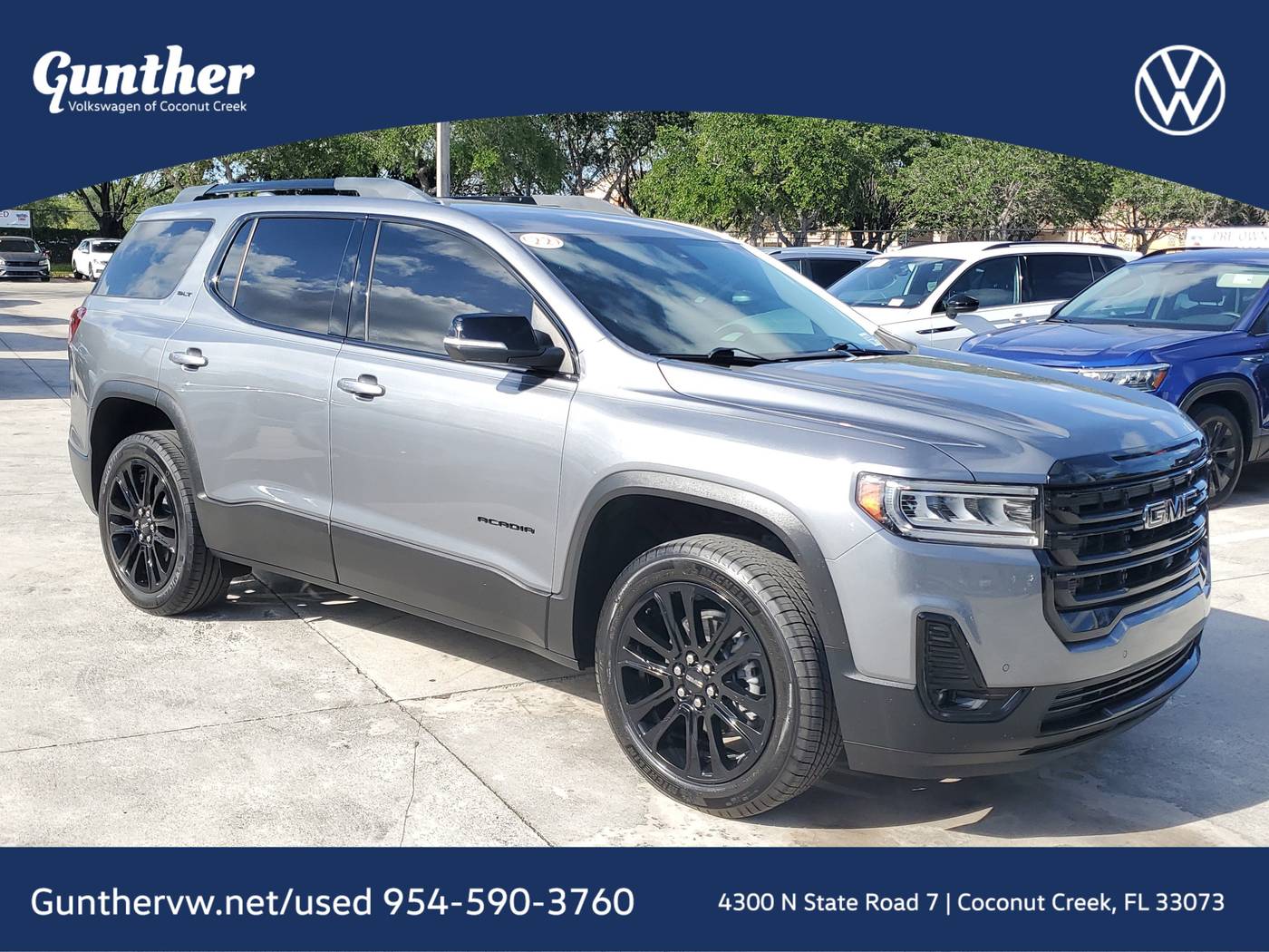 2022 GMC Acadia SLT — SUV — 17,557 mi — Coconut Creek, FL