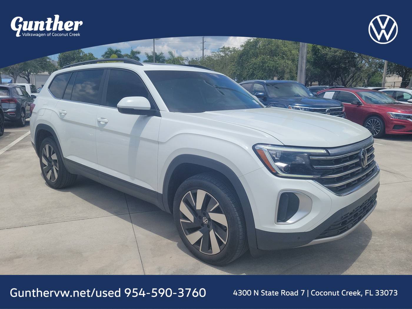 2024 Volkswagen Atlas SE with Technology — SUV — 24,120 mi — Coconut Creek, FL