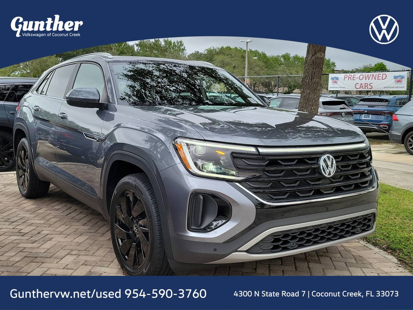 2024 Volkswagen Atlas Cross Sport SE with Technology — SUV — 30,242 mi — Coconut Creek, FL