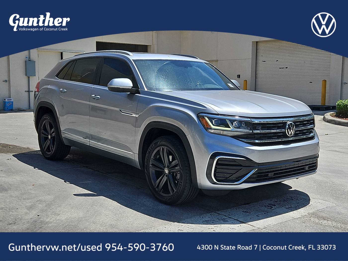 2021 Volkswagen Atlas Cross Sport SE with Technology R-Line — SUV — 20,549 mi — Coconut Creek, FL