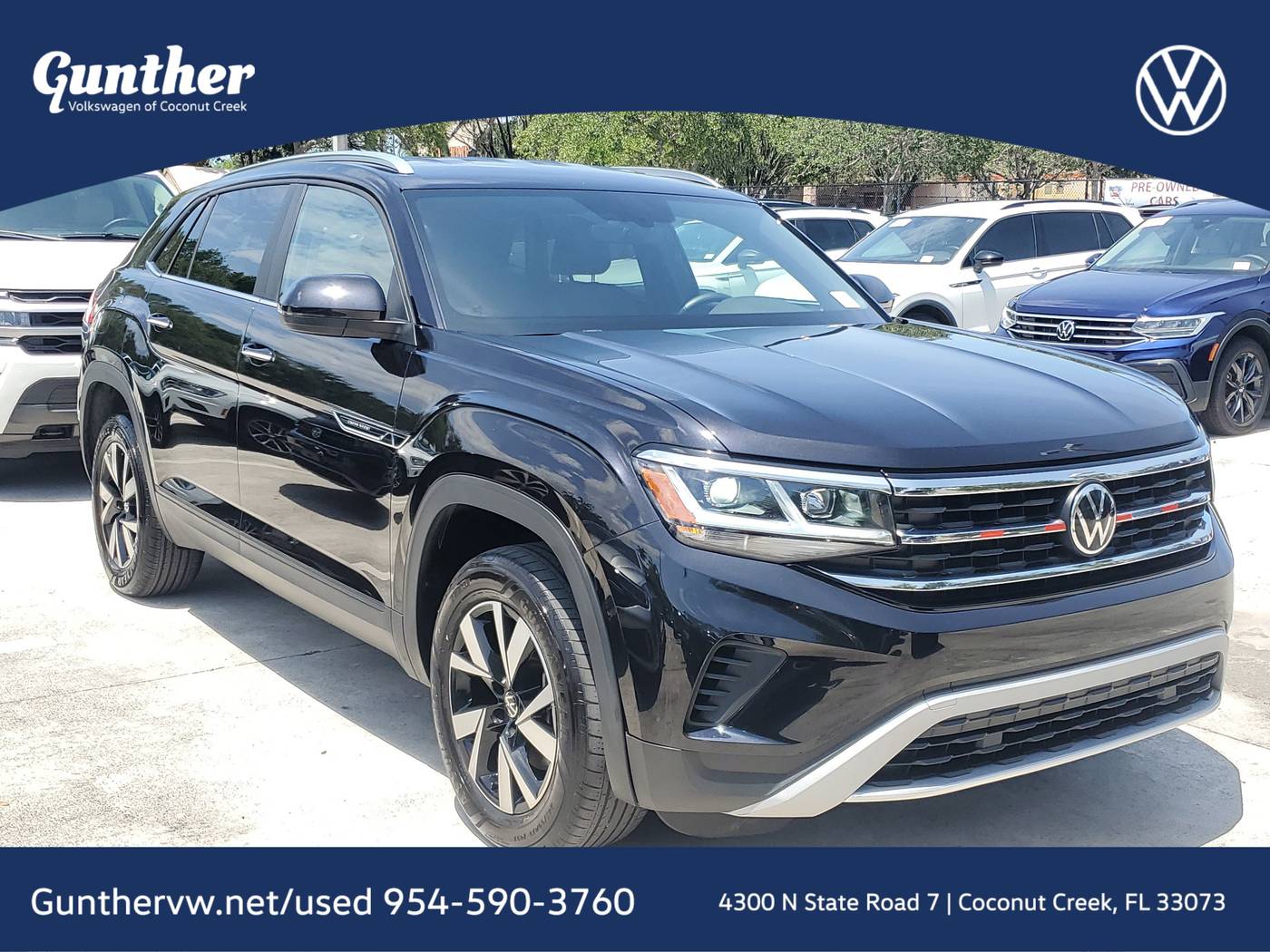 2023 Volkswagen Atlas Cross Sport SE — SUV — 34,397 mi — Coconut Creek, FL