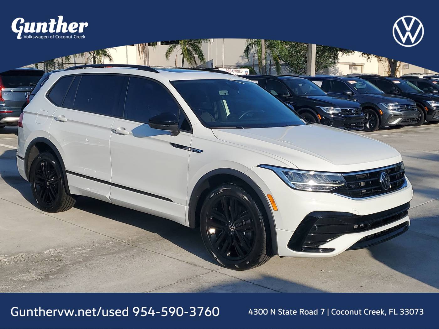 2022 Volkswagen Tiguan SE R-Line Black — SUV — 33,599 mi — Coconut Creek, FL