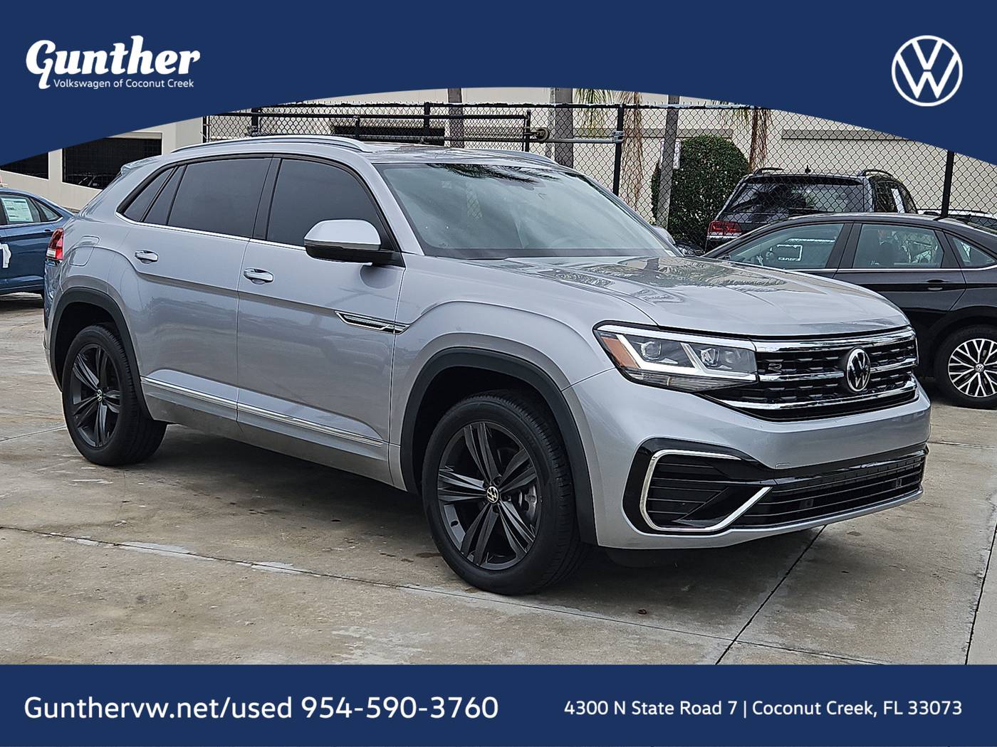 2021 Volkswagen Atlas Cross Sport SE with Technology R-Line — SUV — 33,458 mi — Coconut Creek, FL