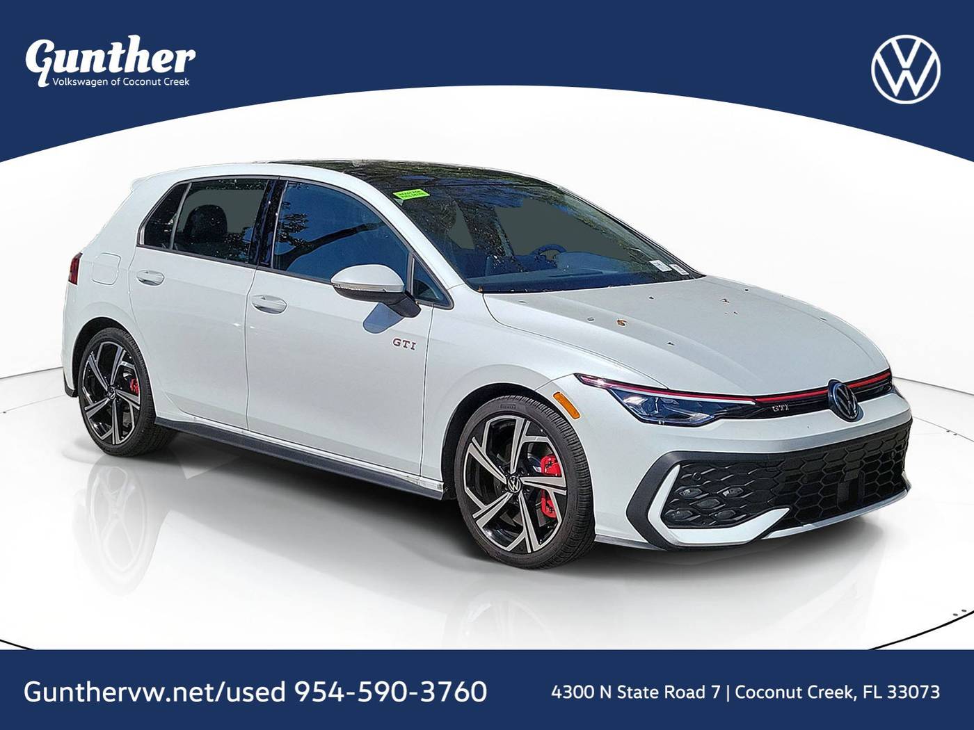 2025 Volkswagen Golf GTI SE — Hatchback — 4,778 mi — Coconut Creek, FL