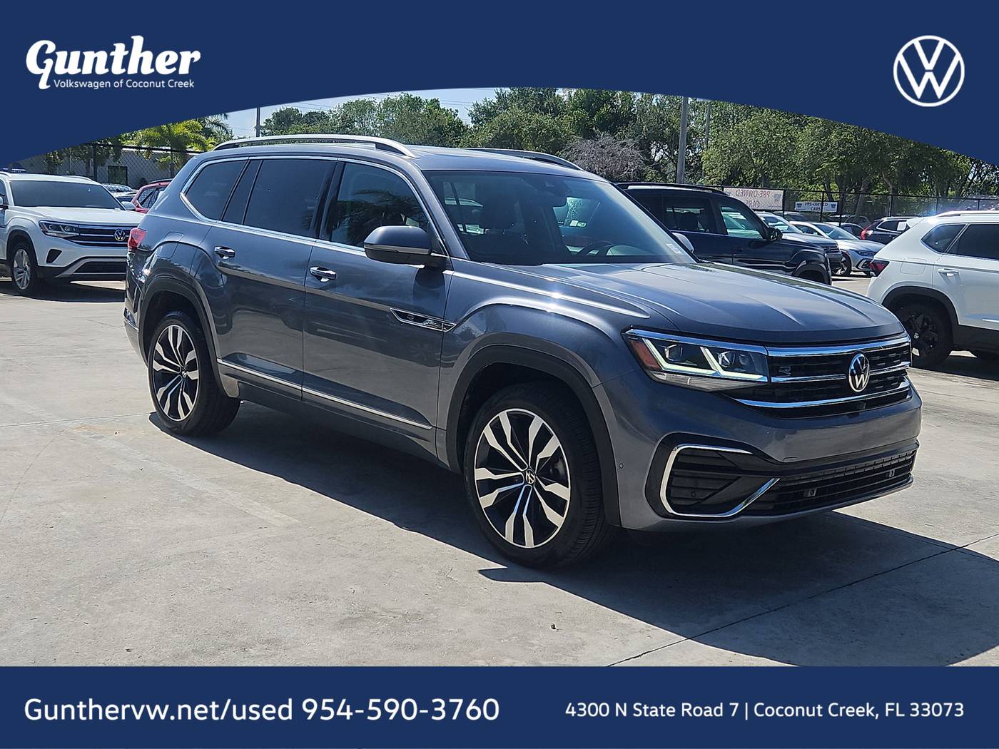 2022 Volkswagen Atlas SEL Premium R-Line — SUV — 27,960 mi — Coconut Creek, FL