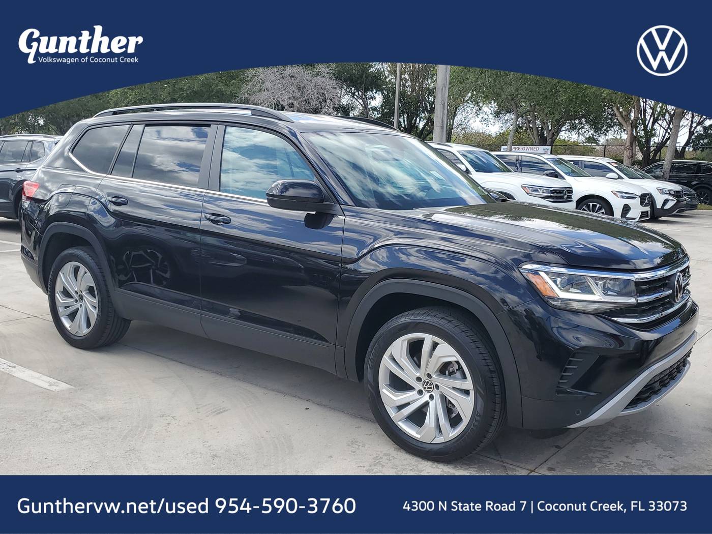 2023 Volkswagen Atlas SE with Technology — SUV — 26,489 mi — Coconut Creek, FL