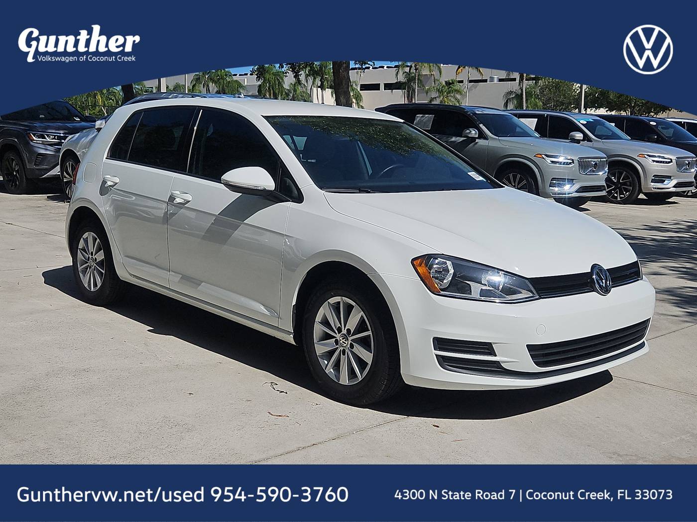 2017 Volkswagen Golf S — Hatchback — 60,876 mi — Coconut Creek, FL